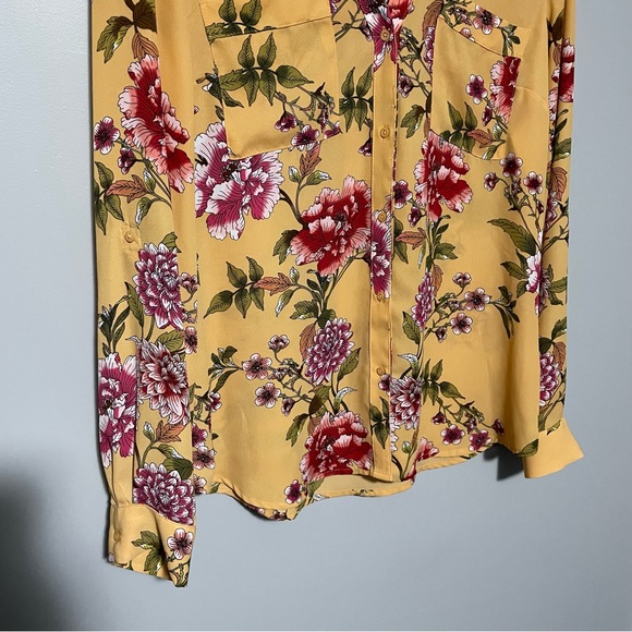 Candies lightweight floral button down blouse - Picture 6 of 8